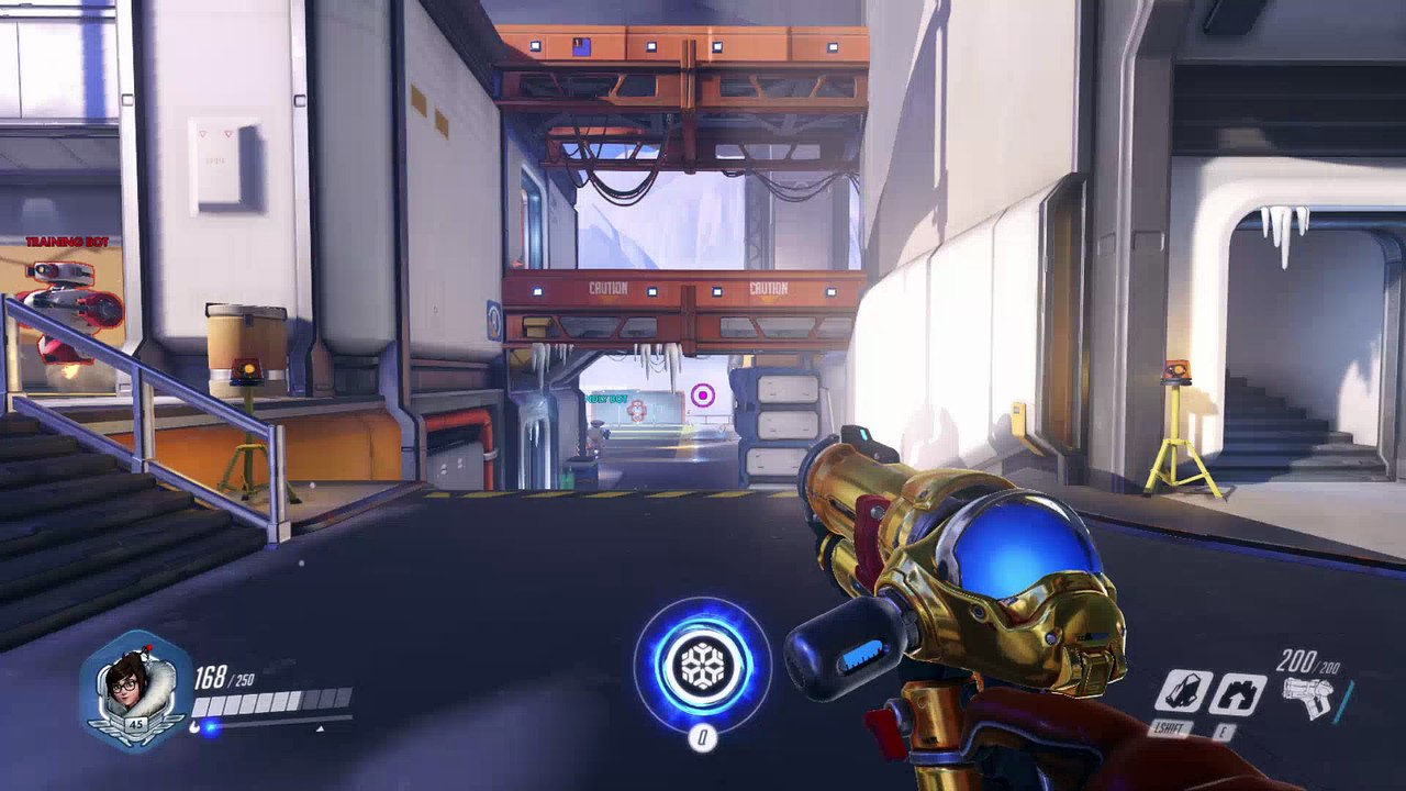 Overwatch - Basic Hero Abilities:  MEI ICE WALL