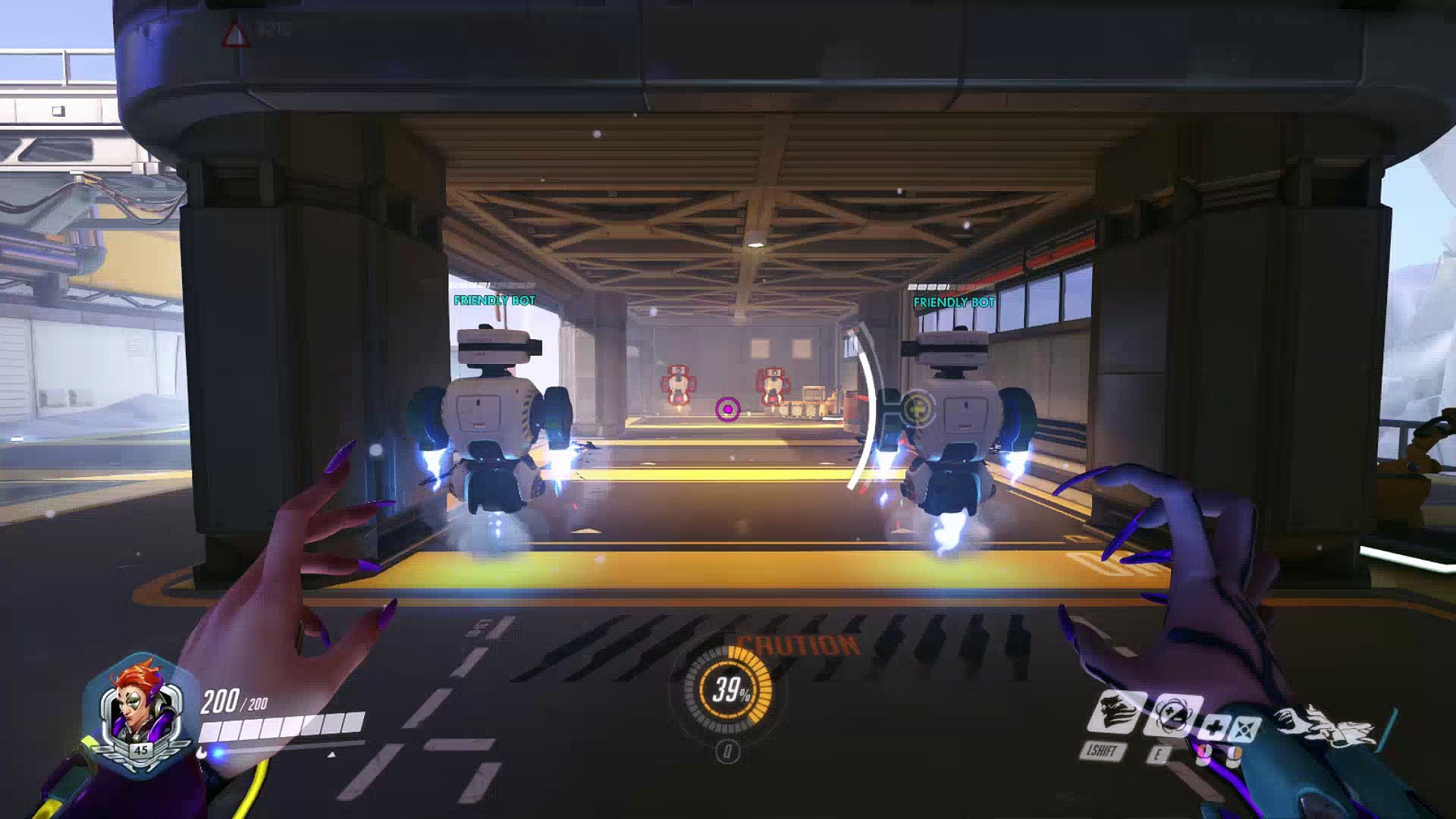 ⁣Overwatch - Basic Hero Abilities:  MOIRA HEALING STREAM