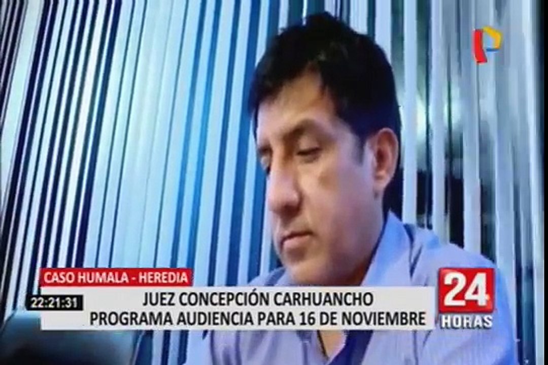 Caso Humala: juez Concepción Carhuancho programa audiencia para el 16 de noviembre
