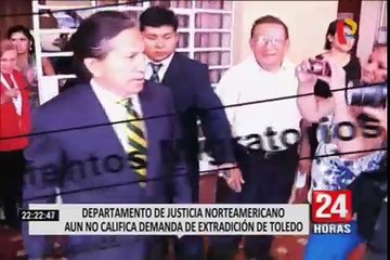Proceso de extradición de Alejandro Toledo tardaría más de 2 años en resolverse