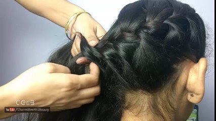 Stylish hairstyle for girls, Try this new hairstyle 2018 girl. Subscribe Charm Glow and Beauty