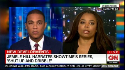 Jemele Hill narrates showtime's series, 'SHUT UP AND DRIBBLE'. @jemelehill #News #DonLemon #DonaldTrump #CNN