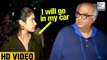 Janhvi Kapoor Shows Attitude To Boney While Leaving Sanjay Kapoor's Party