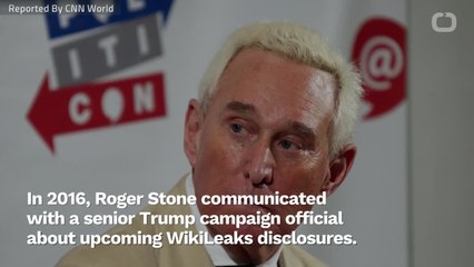 Roger Stone Admits He Talked To Senior Trump Campaign Official About WikiLeaks