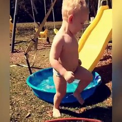 Babies have attractive attitude if you do not believe,must watch it