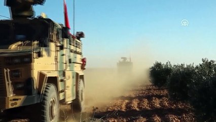 Münbiç'teki müşterek birleşik devriyenin görüntüleri - MÜNBİÇ