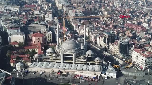 İstanbul- Taksim Camii'nin Yüzde 90'ı Tamamlandı