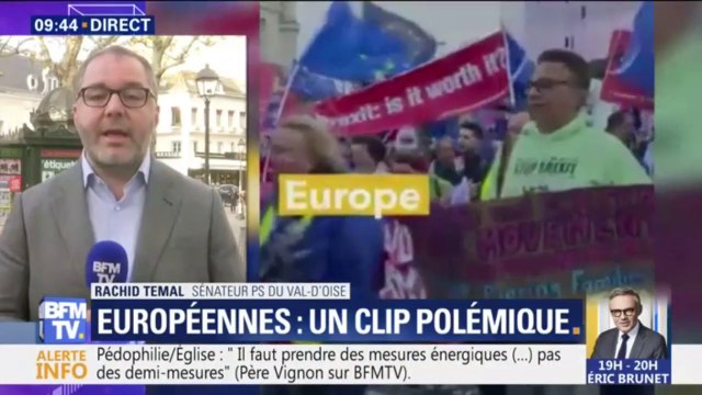 Européennes: Temal (PS) dénonce un clip de propagande du gouvernement, financé par les contribuables
