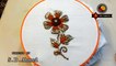 gota embroidery work-brown gota work tutorial in urdu