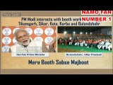 PM Narendra Modi Interacts With Booth Works - Kuch Neta Jhoot ki Machine ki tarah hain