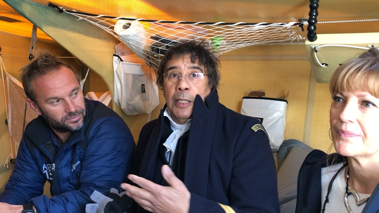 Laurent Voulzy soutient un bateau de la Route du Rhum