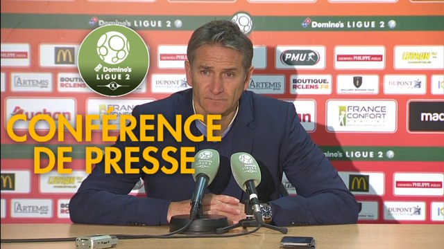 Conférence de presse RC Lens - Châteauroux (0-1) : Philippe MONTANIER (RCL) - Jean-Luc VASSEUR (LBC) - 2018/2019