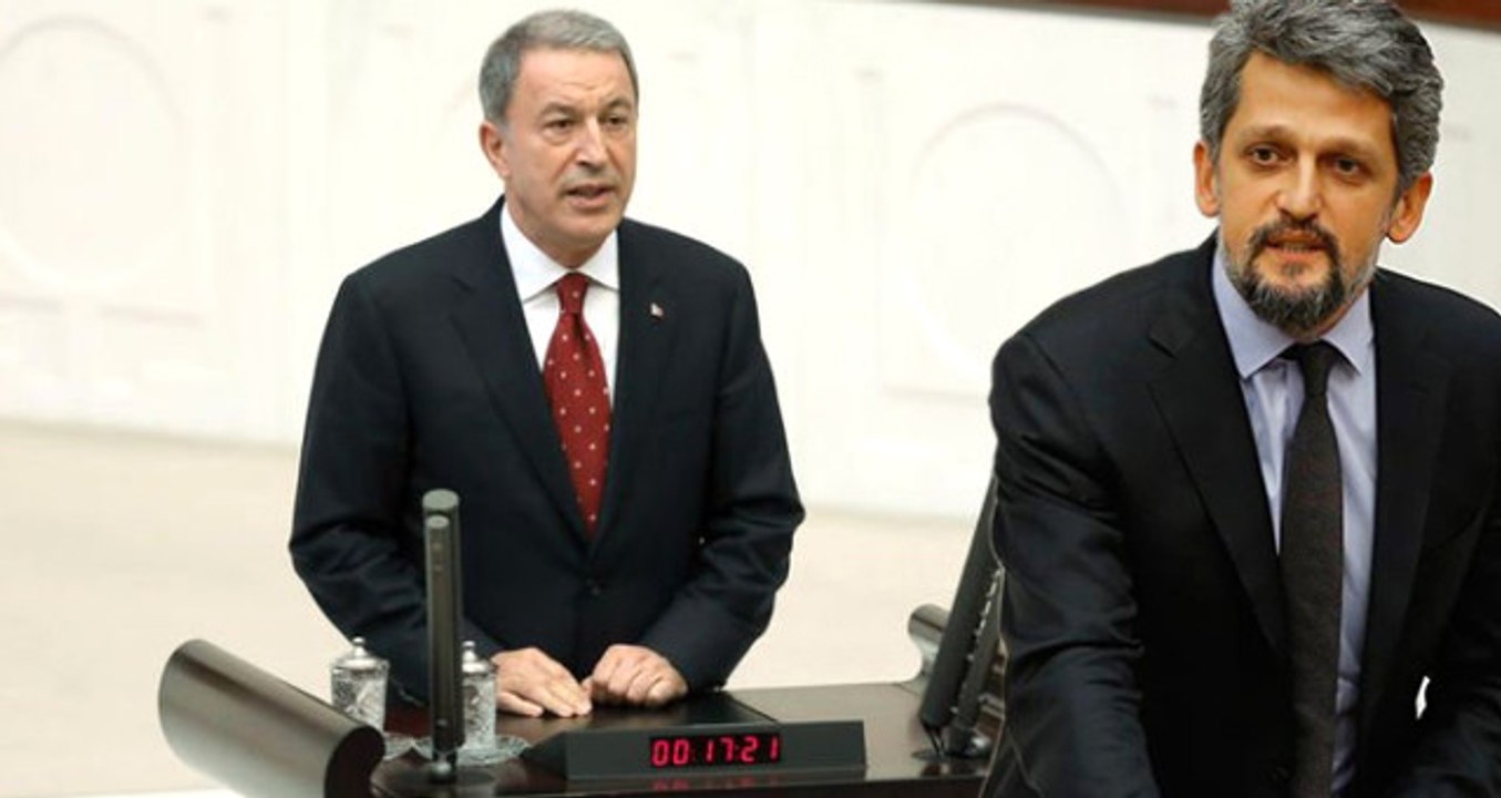 Bakan Akar ile HDP Milletvekili Garo Paylan Meclis'te Tartıştı: Nasıl Olsa Askere Gelmeyeceksin