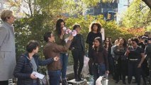 Manifestación de los trabajadores de google por escándalos de acoso sexual