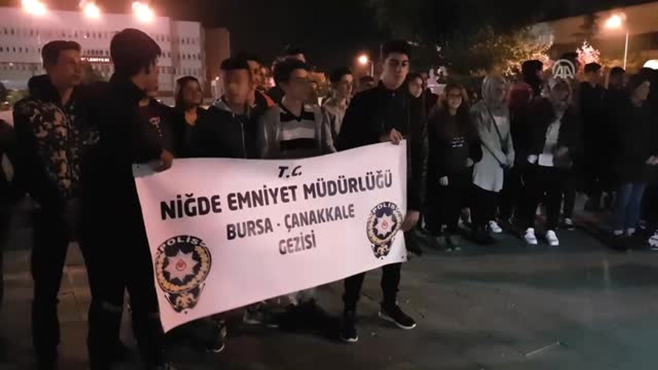 Niğde Emniyet Müdürlüğü Öğrencileri Çanakkale'ye Gönderdi
