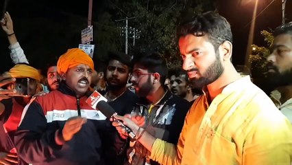 Protest in Jammu on the killing of 2 BJP Leaders in Kishtwar