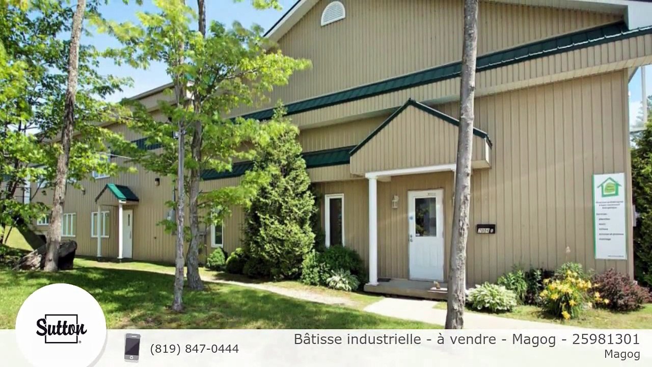 Bâtisse industrielle - à vendre - Magog - 25981301