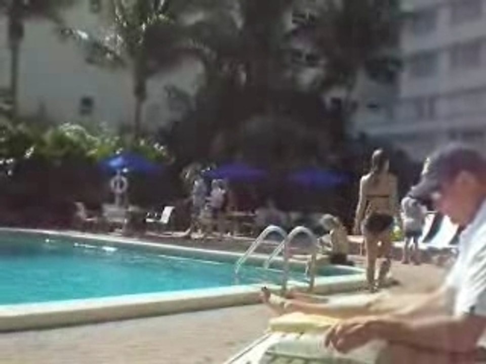 Carrie Gilmour dives from 2007 into 2008 from Miami Beach