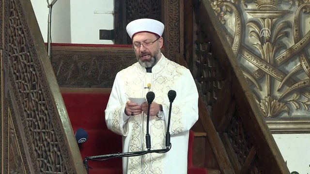 Diyanet İşleri Başkanı Erbaş, Ulu Cami'de hutbe verdi (3) - BURSA