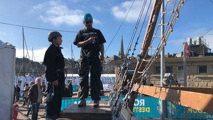 La Route du Rhum en tyrolienne