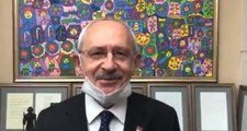 CHP Lideri Kılıçdaroğlu, Lösemili Çocuklara Destek Olmak İçin Maske Taktı
