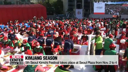 5th Seoul Kimchi Festival kicks off Friday to celebrate Kimjang season