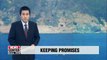 S. Korea asks N. Korea to close one open gunport near sea border