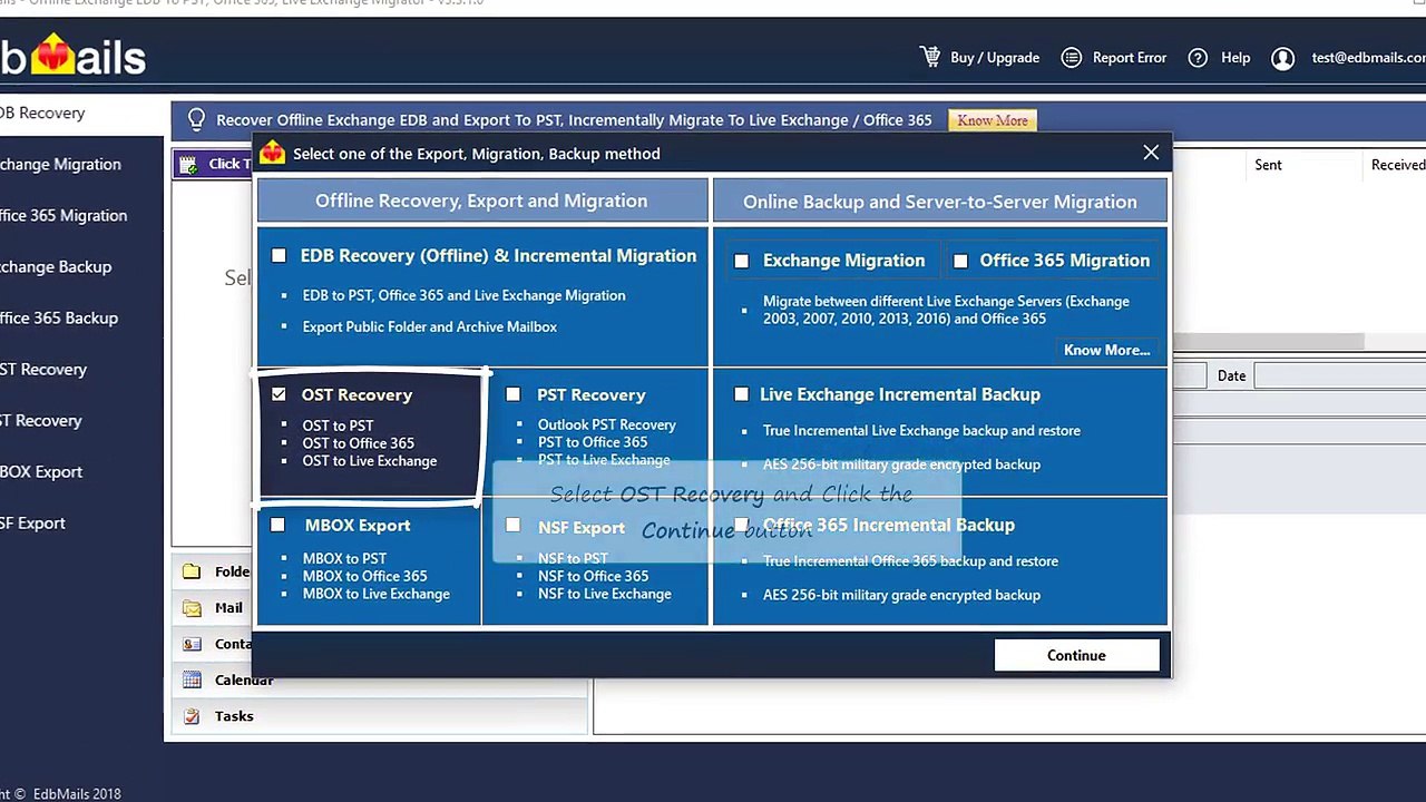 OST to PST Converter