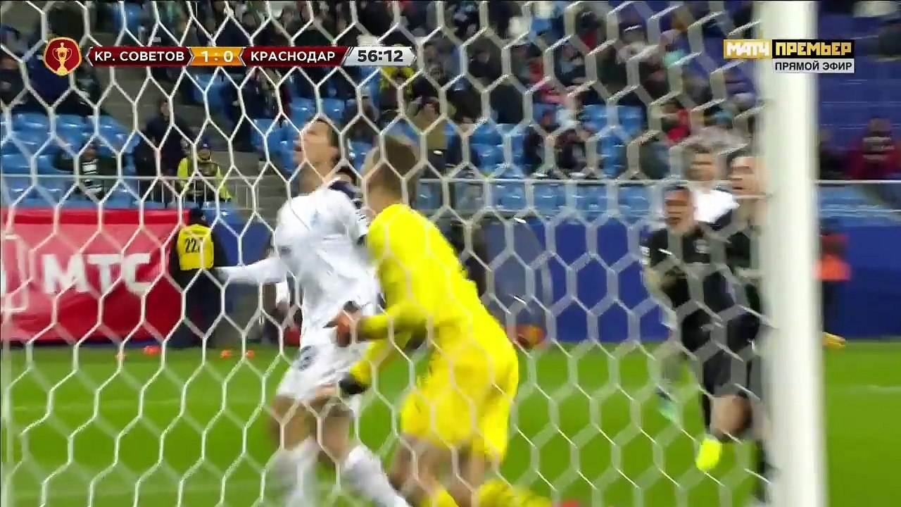 Крылья Советов - Краснодар 1-2 Обзор матча. Кубок России 1/8 финала