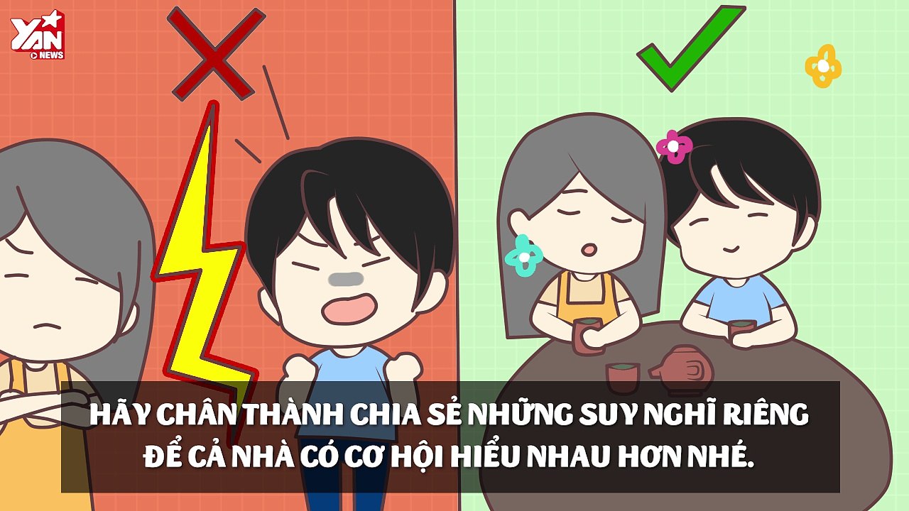 VÀO ĐỜI: CÓ NHỮNG LỜI MUỐN CHIA SẺ VỚI BỐ MẸ, NÓI NHƯ THẾ NÀO ĐỂ KHÔNG AI BỊ TỔN THƯƠNG?