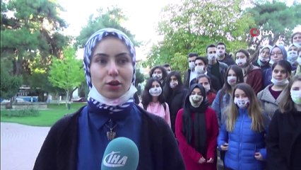 Üniversite Öğrencilerden Lösemili Çocuklara Maskeli Destek