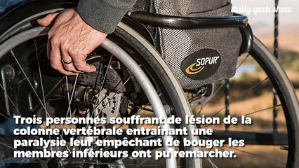 3 personnes paralysées remarchent grâce à un implant révolutionnaire