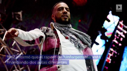 French Montana funda nueva escuela en Marruecos
