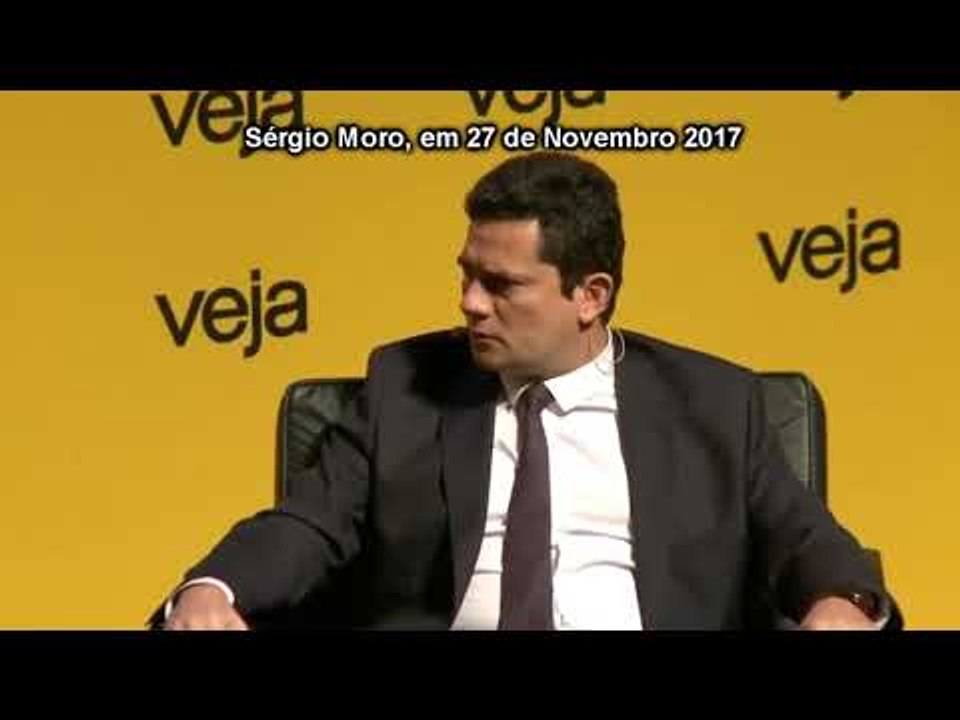 MORO, UM ANO ATRÁS: "NÃO ENTRO PARA A POLÍTICA."
