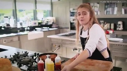 Gordon Ramsay Helps Matilda Cook A Giant Burger
