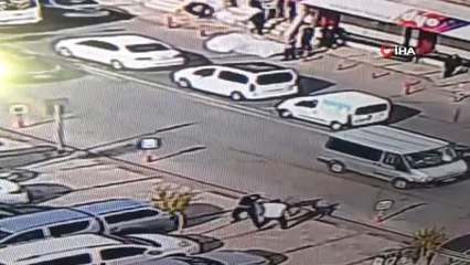 Sokak Ortasında Palalı Dehşet Kamerada