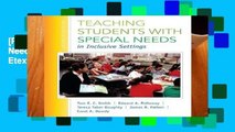 [P.D.F] Teaching Students with Special Needs in Inclusive Settings, Enhanced Pearson Etext with