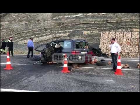 Report Tv-Aksident në rrugën e Kombit, dy të vdekur, tre të plagosur