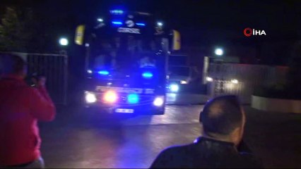 Fenerbahçe kafilesi tesislerden ayrıldı