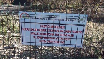 Safranbolu'daki 'taş teras' kayaya çıkış yasaklandı - KARABÜK