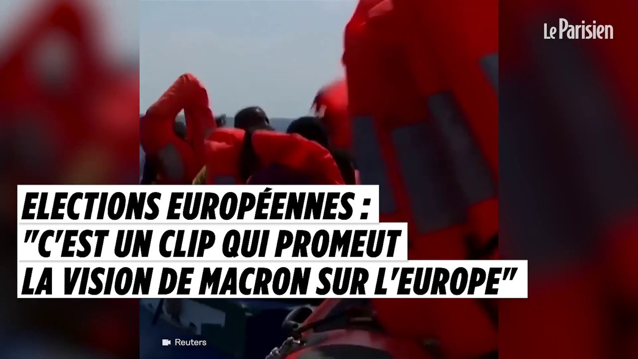 Européennes : «C'est un clip qui promeut la vision de Macron sur l'Europe»