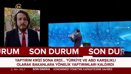 ABD ile yaptırım krizi sona erdi