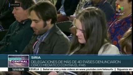 Siria: se realiza clausura del Consejo Mundial de la Paz