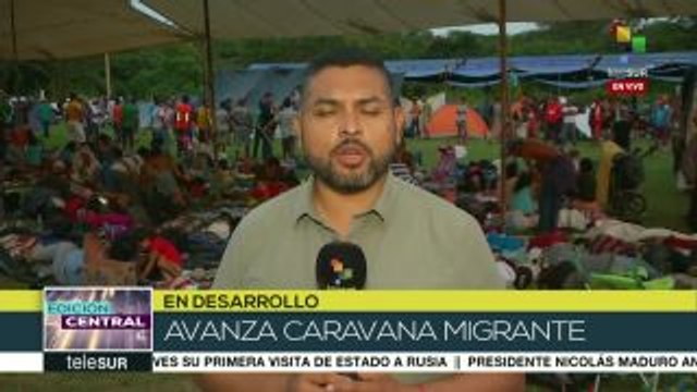 México: primera caravana migrante cambia su ruta hacia Veracruz