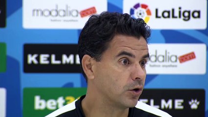 Las palabras de Míchel en rueda de prensa 2/11/2018