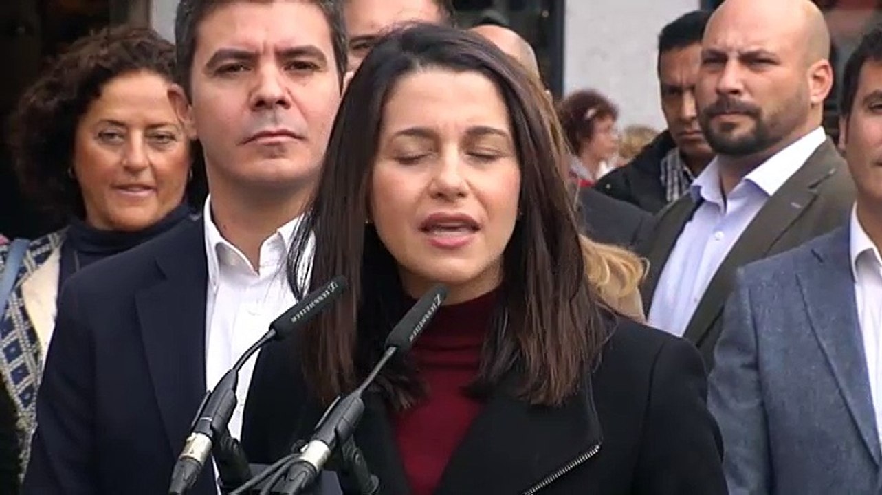 Arrimadas habla de "llamada de gracia" de Sánchez a la Abogacía para favorecer a los golpistas