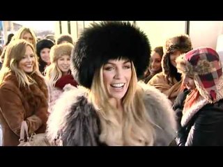 Abbey Clancy joins hundreds of girls in the queue to get her hands on the new Lynx for girls!