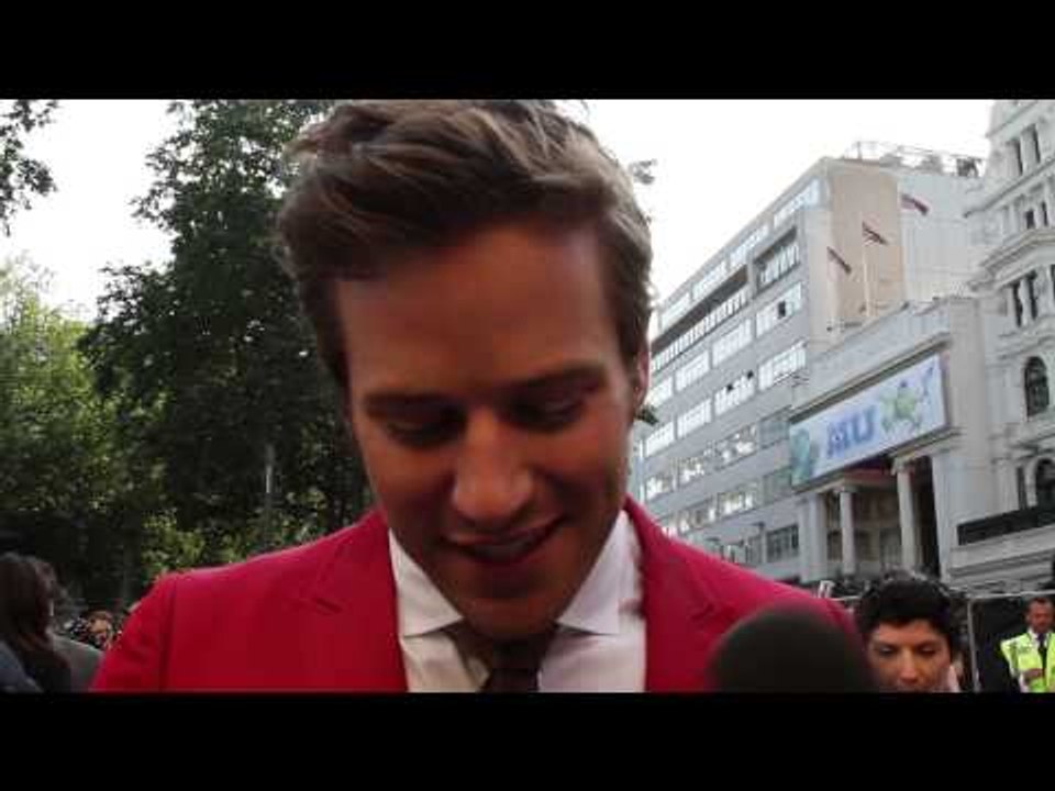 Armie Hammer on the Lone Ranger UK red carpet