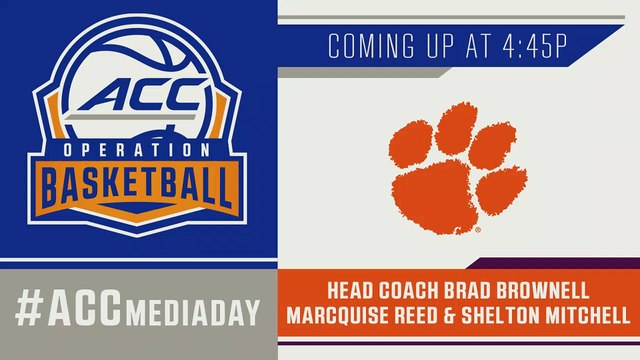 Clemson Press Conference | 2018 ACC Operation Basketball