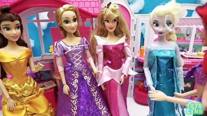 Disney Princess Play-Doh Mermaid Costume Dress UP Frozen Rapunzel Belle Aurora L